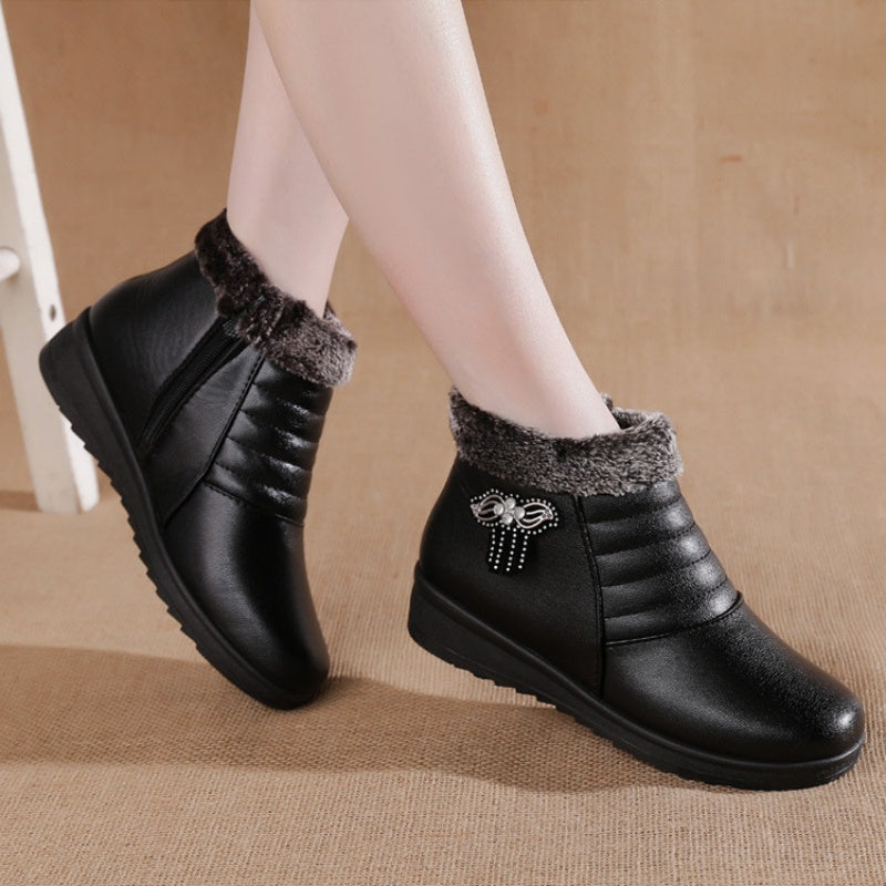 EB | Trendy Warme Kunstfell Winterstiefel für Frauen