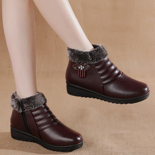 EB | Trendy Warme Kunstfell Winterstiefel für Frauen