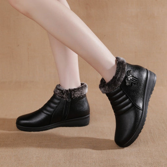 EB | Trendy Warme Kunstfell Winterstiefel für Frauen