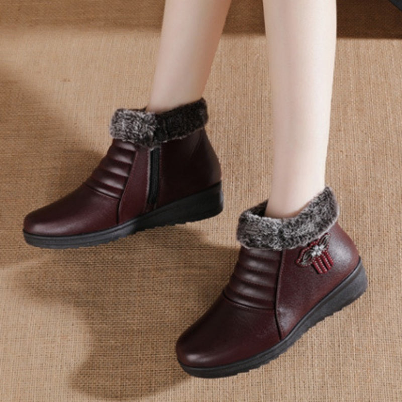 EB | Trendy Warme Kunstfell Winterstiefel für Frauen