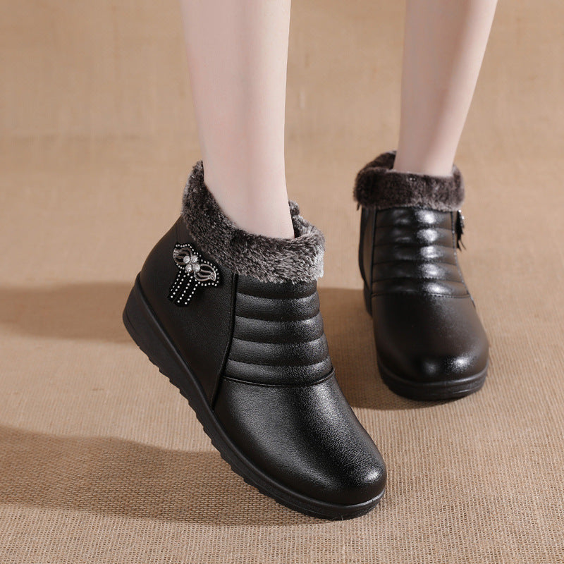 EB | Trendy Warme Kunstfell Winterstiefel für Frauen