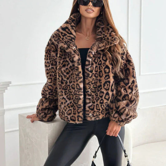 EB | Jacke Mit Weichem Leopardenmuster Für Damen