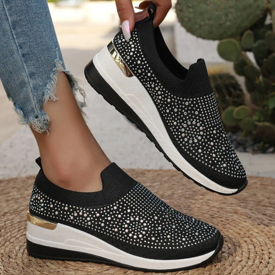 Lässige Slip-On Mesh-Sneaker für Frauen EB EB