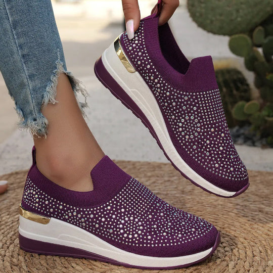 Lässige Slip-On Mesh-Sneaker für Frauen EB EB