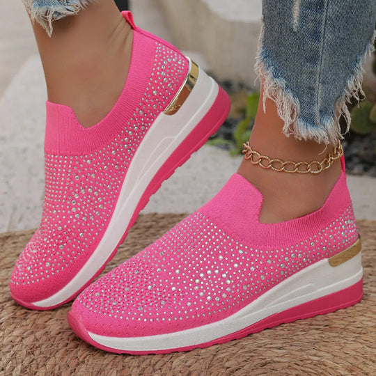 Lässige Slip-On Mesh-Sneaker für Frauen EB EB