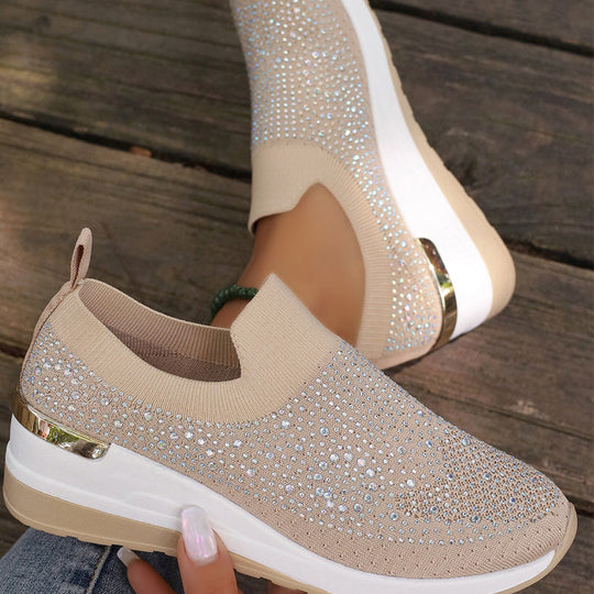 Lässige Slip-On Mesh-Sneaker für Frauen EB EB