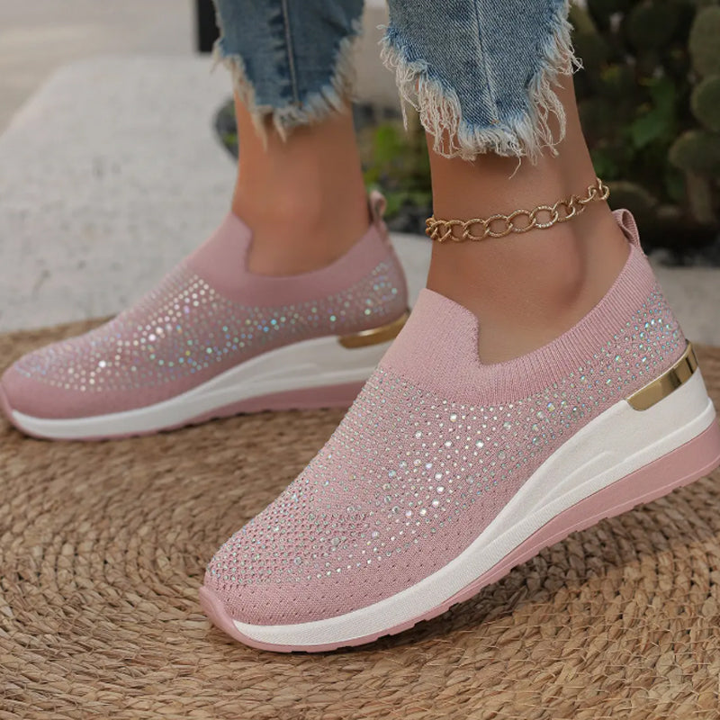 Lässige Slip-On Mesh-Sneaker für Frauen EB EB