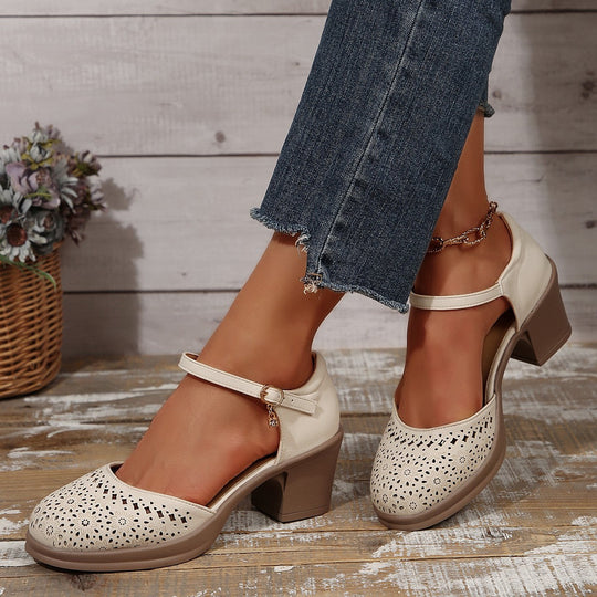 Stilvolle Retro-Sandalen aus Mesh für Frauen EB EB