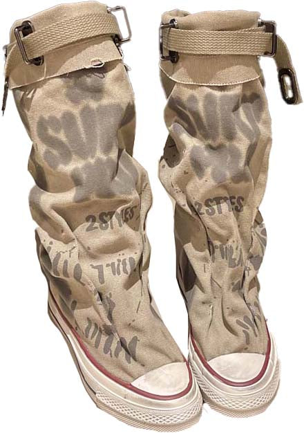 Modische Retro-Stiefel für Damen, flach & lässig EB EB