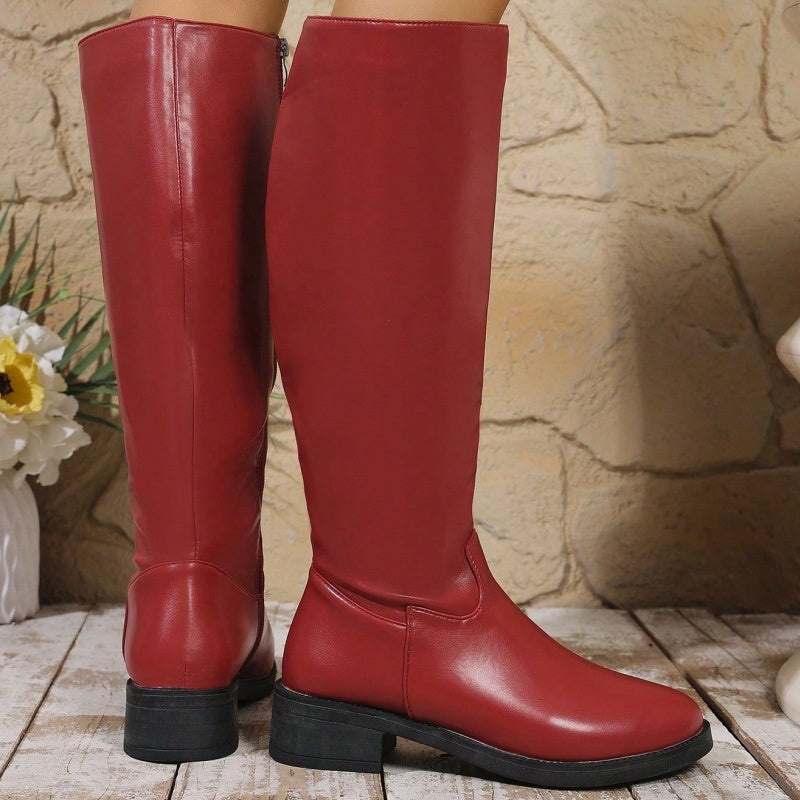 Wadenlange Damenstiefel, elegant & bequem EB EB
