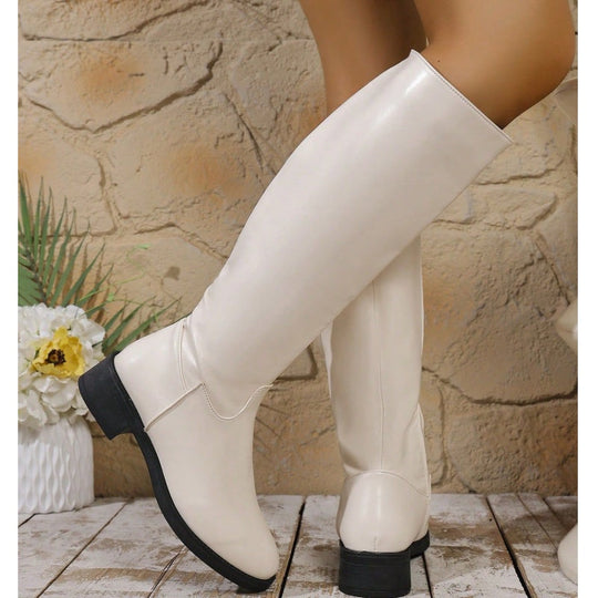 Wadenlange Damenstiefel, elegant & bequem EB EB
