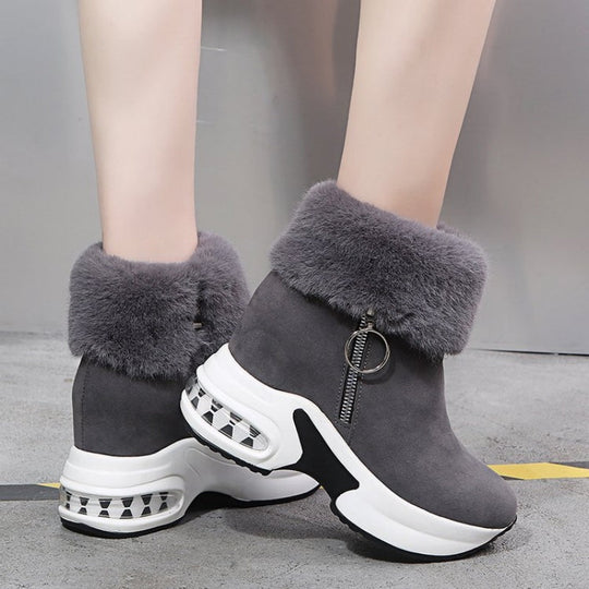 Damen-Stiefeletten mit dicker Sohle EB EB