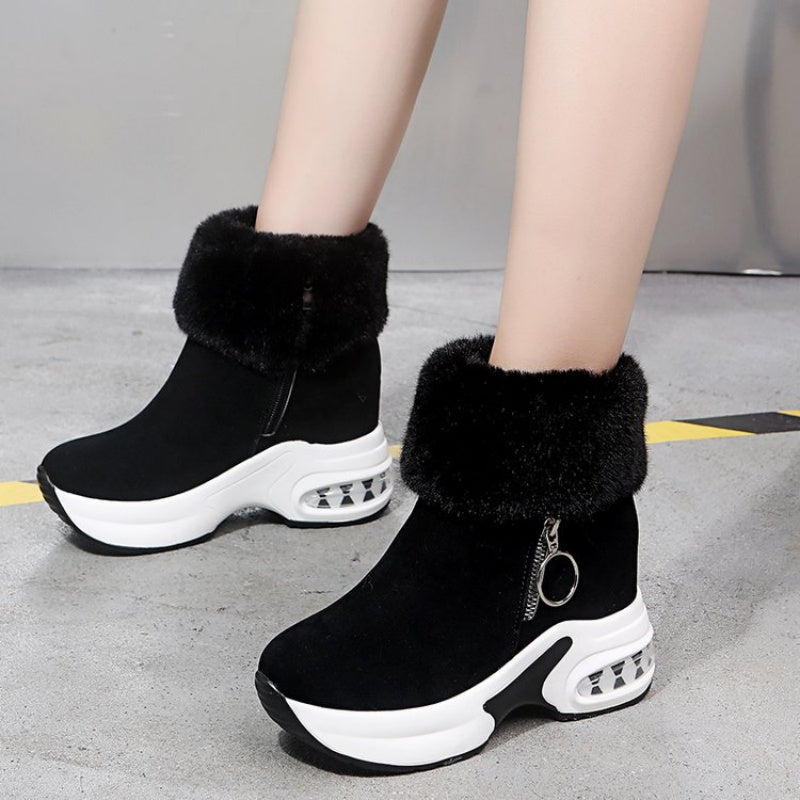 Damen-Stiefeletten mit dicker Sohle EB EB