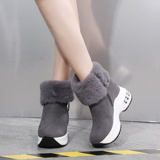 Damen-Stiefeletten mit dicker Sohle EB EB