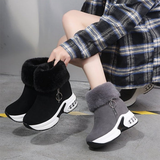 Damen-Stiefeletten mit dicker Sohle EB EB
