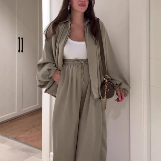 EB | Übergroßes Set aus Jacke und Hose