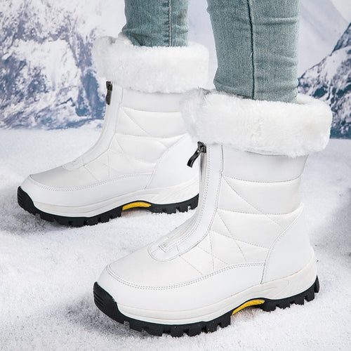 Warm gefütterte Schneestiefel mit Reißverschluss EB EB