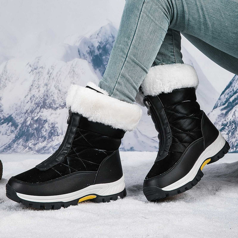 Warm gefütterte Schneestiefel mit Reißverschluss EB EB