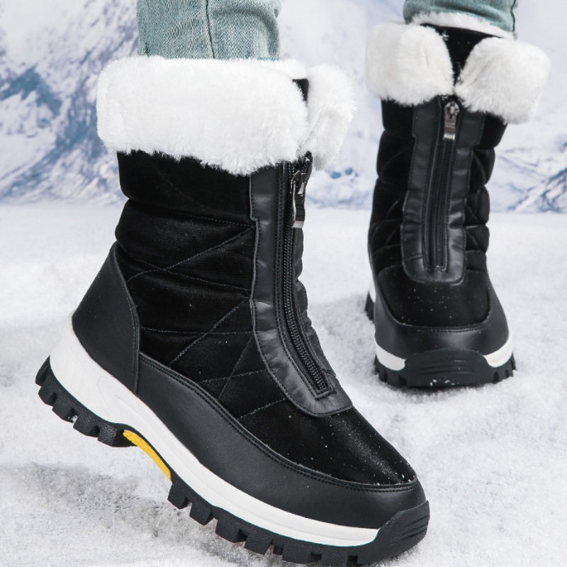 Warm gefütterte Schneestiefel mit Reißverschluss EB EB
