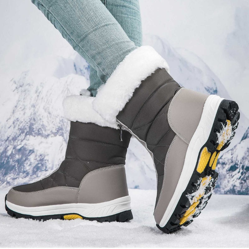 Warm gefütterte Schneestiefel mit Reißverschluss EB EB