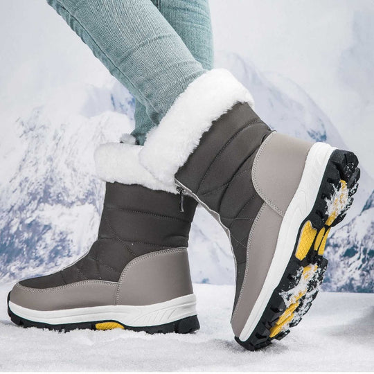 Warm gefütterte Schneestiefel mit Reißverschluss EB EB