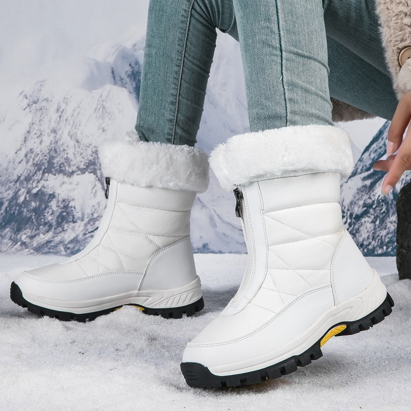 Warm gefütterte Schneestiefel mit Reißverschluss EB EB