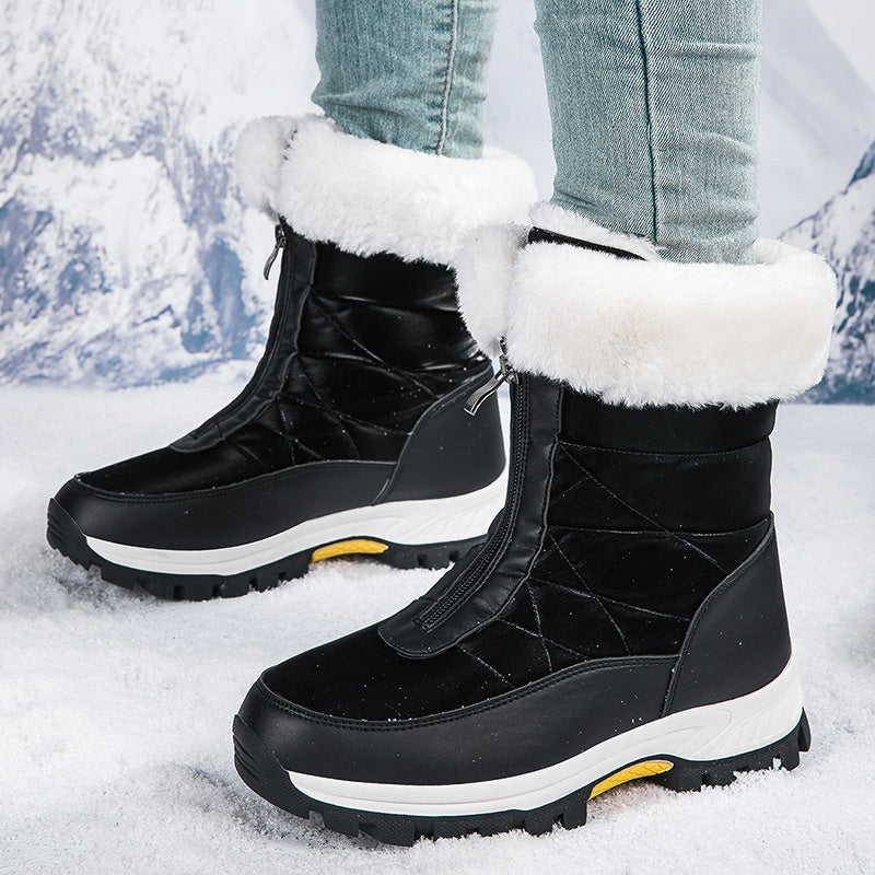 Warm gefütterte Schneestiefel mit Reißverschluss EB EB
