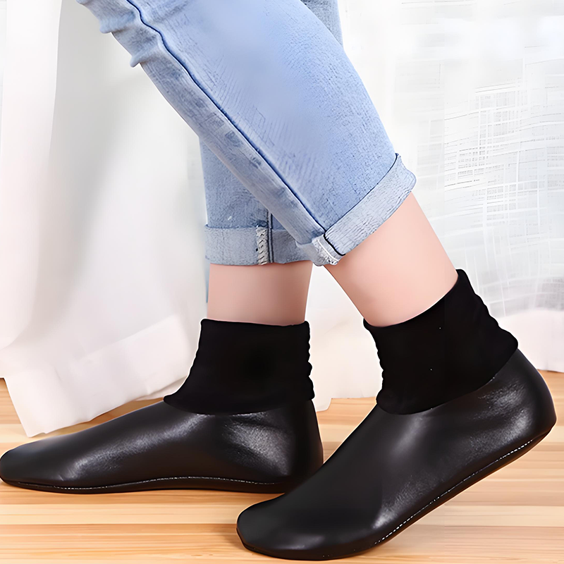 Glatte, matte Unisex-Thermo-Knöchelhohe Socken EB EB