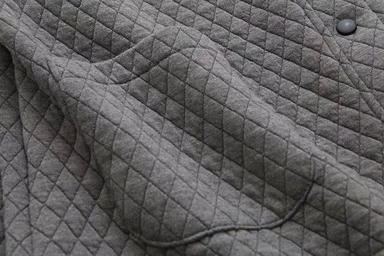 EB | Frühling Übergröße Karierte Strickjacke