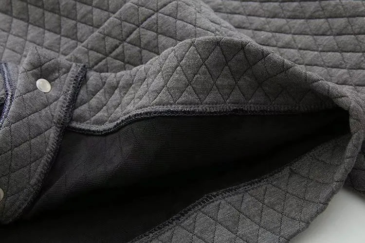 EB | Frühling Übergröße Karierte Strickjacke