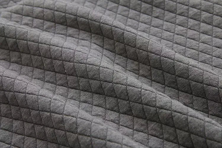EB | Frühling Übergröße Karierte Strickjacke