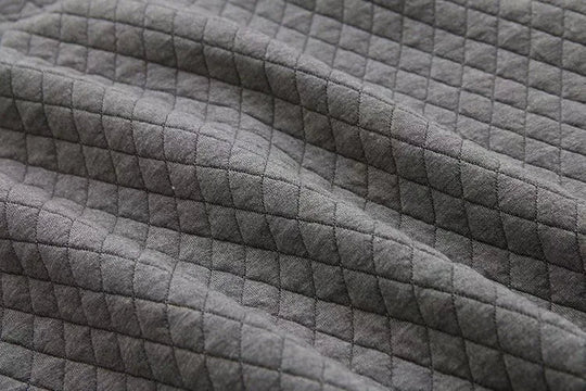 EB | Frühling Übergröße Karierte Strickjacke
