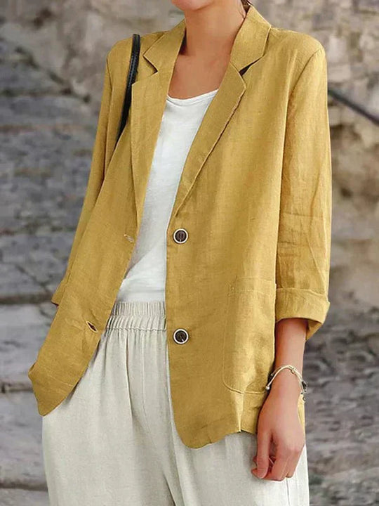 EB | Eleganter Leinenblazer