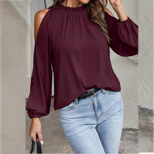 EB | Stilvolle Bluse mit Offenen Schultern