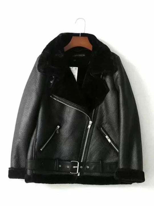 EB | Street Fashion Motorradpelz Wintermantel