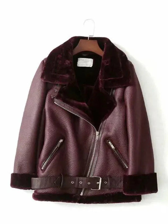 EB | Street Fashion Motorradpelz Wintermantel