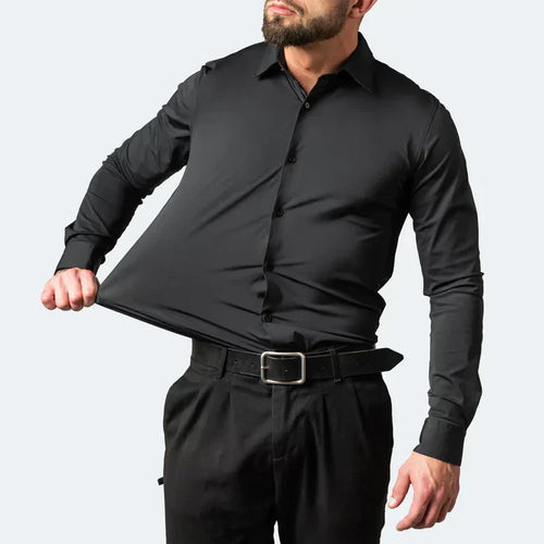 EB | Slim Passform Stretchstoff Atmungsaktiv Bügelfrei Dressstil
