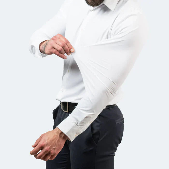 EB | Slim Passform Stretchstoff Atmungsaktiv Bügelfrei Dressstil