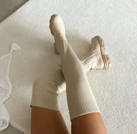 EB | Stretch Reißverschluss Stiefel
