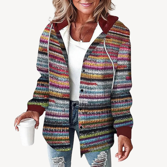 EB | Karierte Kapuzenhemdjacke