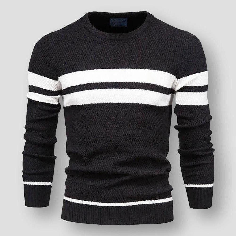 EB | Gestreifter Herrenpullover