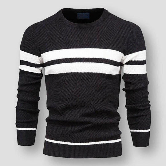 EB | Gestreifter Herrenpullover