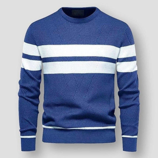 EB | Gestreifter Herrenpullover