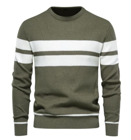 EB | Gestreifter Herrenpullover