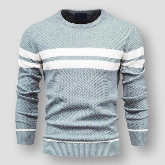 EB | Gestreifter Herrenpullover