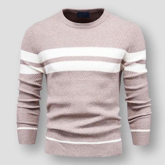 EB | Gestreifter Herrenpullover
