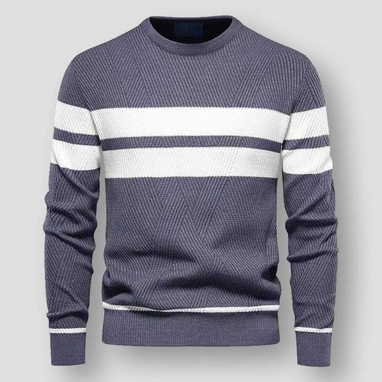 EB | Gestreifter Herrenpullover