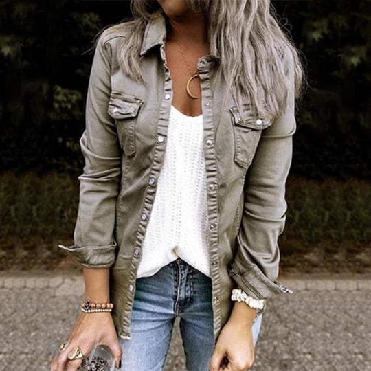 EB | Stylische Jeansjacke für Damen - Bequem & Vielseitig