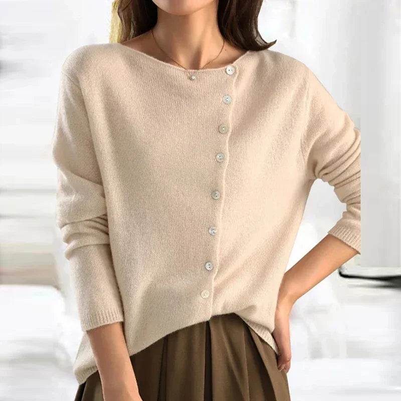EB | Stylischer Gestrickter Damenpullover