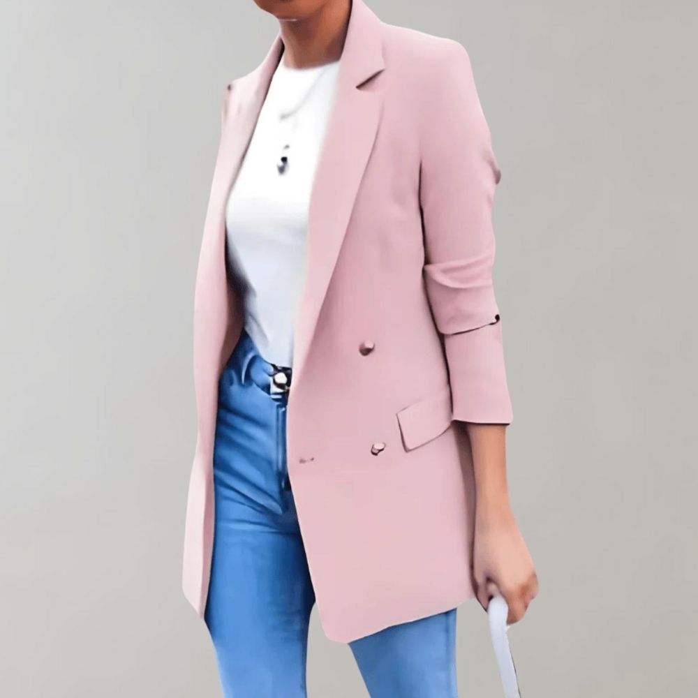 EB | Stylische Lange Damenjacke